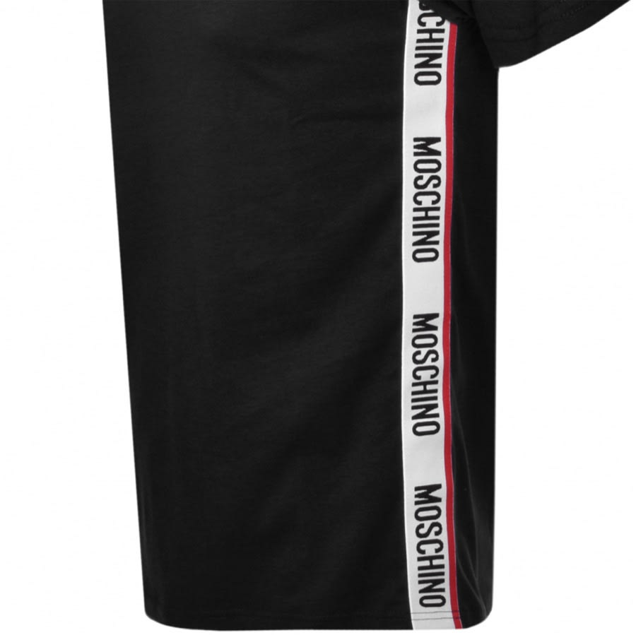 Alternative Image for ProductMoschino Logo Taped T Shirt Black3